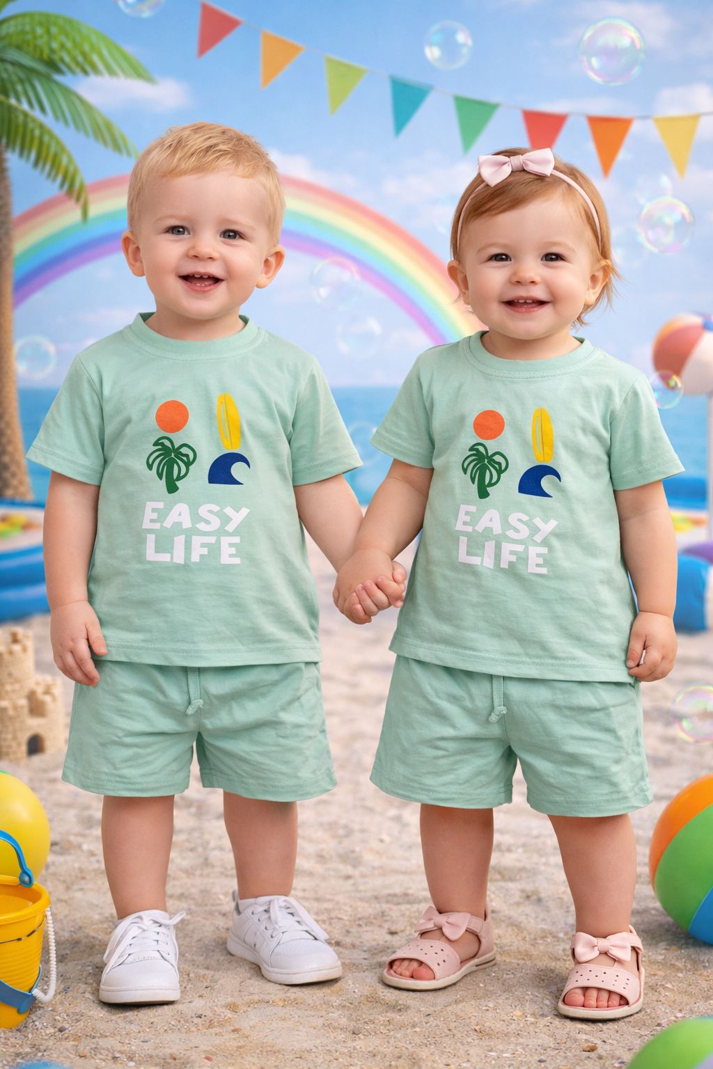 Sunny Palm T-Shirt & Short