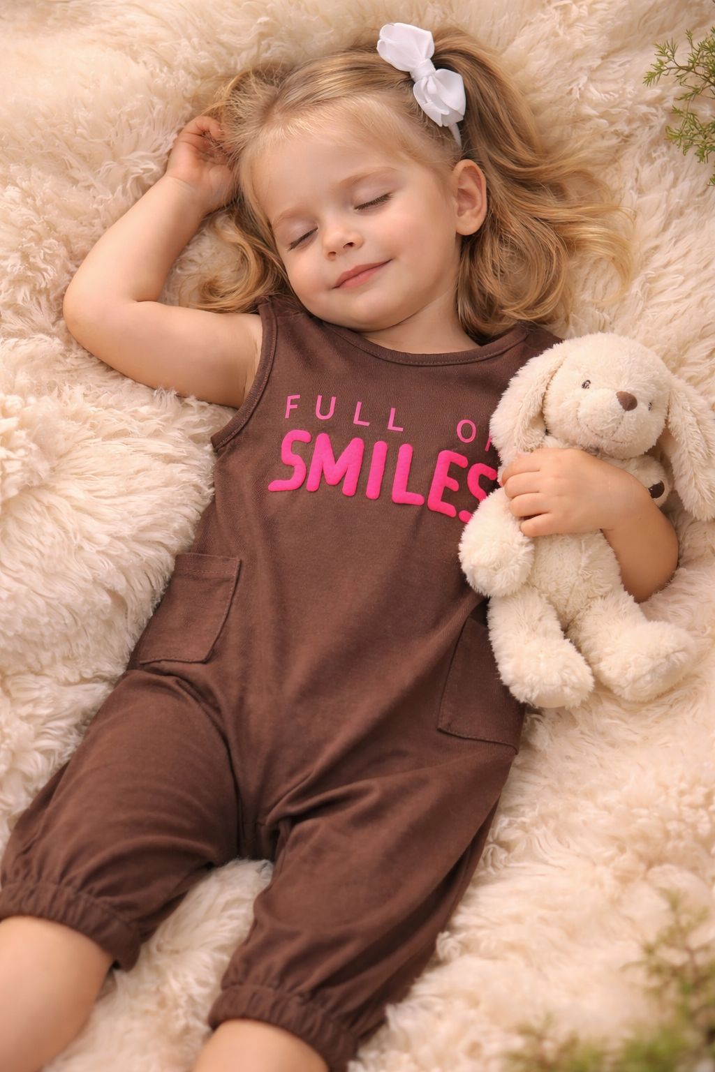 smile Sleeveless Romper